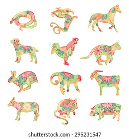 Vivid Chinese zodiac illustration