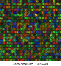 Vivid circles bright vector seamless background