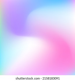 Vivid Cold Curve Neon Fluid Background. Liquid Water Pink Bright Design Pic. Wavy Blurred Pastel Dynamic Sky Swirl Gradient Mesh. Vibrant Light Color Multicolor Colorful Gradient Background.
