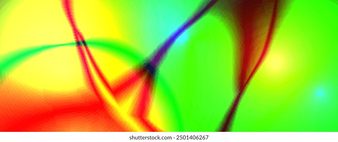 Vivid Color Background Banner Template Design