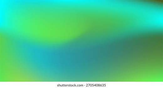 Fundo De Gradiente De Cores Vívidas Com Verde-Azuis E Amarelos Para Projetos Criativos E Marcas