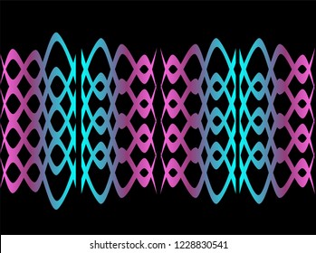 Vivid color gradient purple abstract background with neon lines