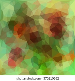 Vivid color polygonal background, Vector illustration triangular style