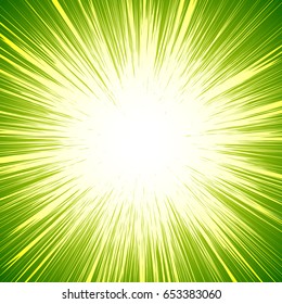 Vivid colorful background with starburst (sunburst)-like motif. Abstract radial lines fading into background. Easy to change colors (only 2 color)