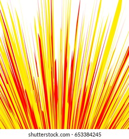 Vivid colorful background with starburst (sunburst)-like motif. Abstract radial lines fading into background. Easy to change colors (only 2 color)