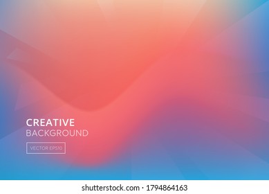 VIvid colorful blend abstract gradient pink blue background