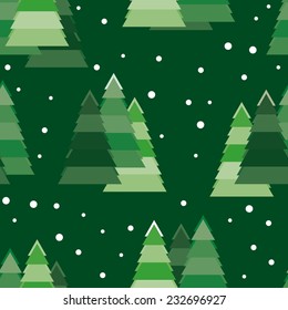 vivid colorful christmas tree design