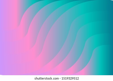 Vivid colorful gradient background vector template with abstract fluid shapes