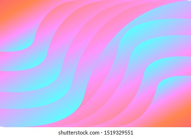 Vivid colorful gradient background vector template with abstract fluid shapes