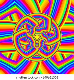 vivid colorful psychedelic background. vector illustration