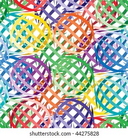 Vivid colorful repeating abstract seamless background