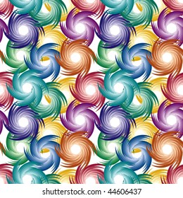 Vivid colorful repeating abstract seamless background