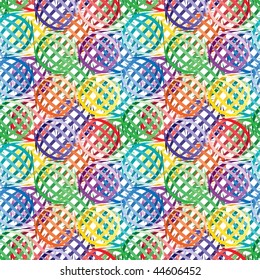 Vivid colorful repeating abstract seamless background