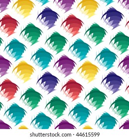 Vivid colorful repeating abstract seamless background