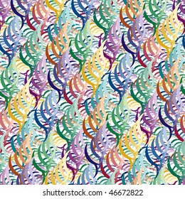 Vivid colorful repeating abstract seamless background