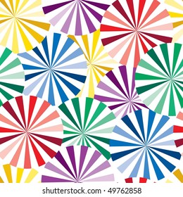 Vivid colorful repeating abstract seamless background