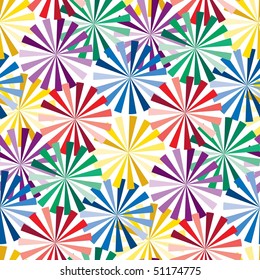 Vivid colorful repeating abstract seamless background