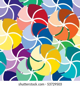 Vivid colorful repeating abstract seamless background