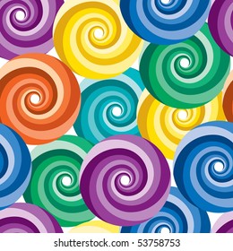 Vivid colorful repeating abstract seamless background