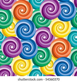 Vivid colorful repeating abstract seamless background