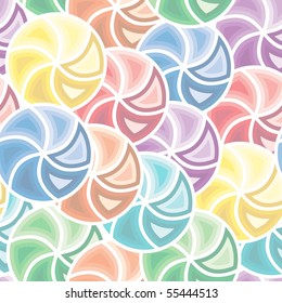 Vivid colorful repeating abstract seamless background