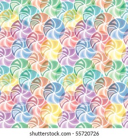 Vivid colorful repeating abstract seamless background