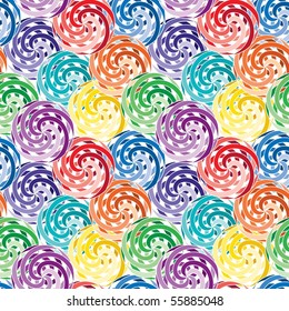 Vivid colorful repeating abstract seamless background