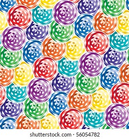 Vivid colorful repeating abstract seamless background