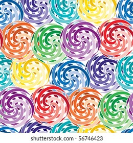 Vivid colorful repeating abstract seamless background