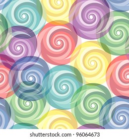 Vivid colorful repeating abstract seamless background