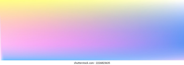 Vivid Colorful Sky Multicolor White Water Sky Wallpaper. Sunset Pastel Bright Soft Spotlight Gradient Design Pic. Clean Color Blurred Sunrise Light Vibrant Horizontal Gradient Mesh Backdrop.