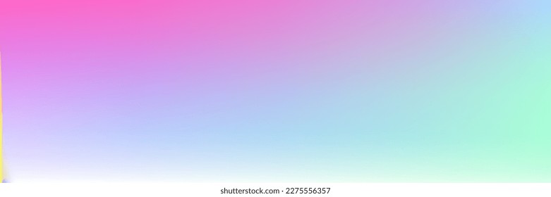 Vivid Colorful Soft Vibrant Light Gradient Smooth Surface. Sunrise Multicolor Bright White Color Blurred Sky Background. Spotlight Sunset Water Sky Clean Pastel Horizontal Gradient Mesh Backdrop.