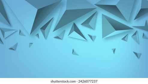 Colores vivos triángulos 3d diseño de vector de fondo en eps 10