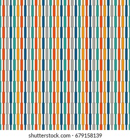 Vivid colors vertical lines background. Bright abstract wallpaper. Seamless surface pattern with geometric ornament. Stripes motif. Modern style digital paper for textile print, page fill. Vector art