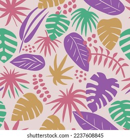 Vivid Continuous Floral Modern Flora Fabrics Design. Blue Repeated Elegant Beauty Beach Ornament Wallpaper. Black Repetitive Abstract Tree Decor Texture.