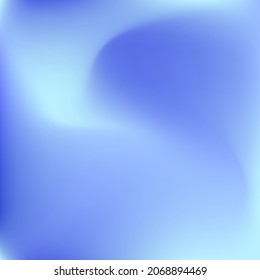 Vivid Curve Ocean Liquid Blue Swirl Gradient Mesh. Dark Bright Light Vibrant Indigo Blurry Texture. Sky Water Fluid Color Cold Background. Pastel Dynamic Wavy Colorful Blurred Gradient Backdrop.