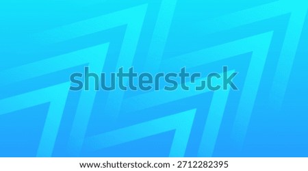 Vivid cyan abstract background featuring bold zigzag geometric shapes with smooth gradients