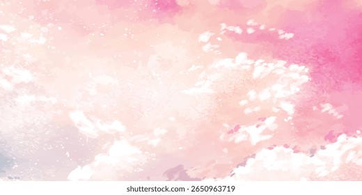 Cor brilhante do céu vermelho profundo Abstrato Watercolor Fundo com rugoso Crimson Wash e brilhante escarlate Gradiente Textura para projetos gráficos poderosos