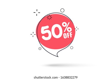 Vivid design bolt-in retro poster design style. Vintage colors and shapes. Square vector banner with rounded corners on the leg for a mega big sale.The 90s or 80s Memphis style.