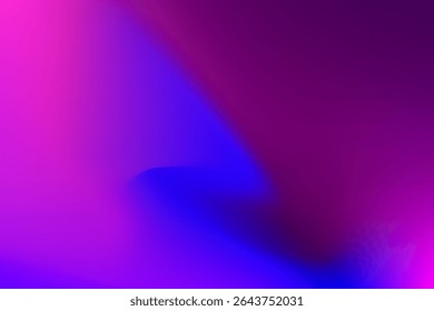 Vivid, dynamic gradient composition blending vibrant pink and blue tones,