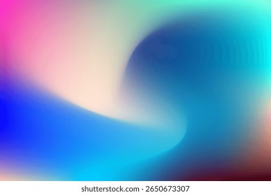 Gradiente vívido e dinâmico com uma mistura de cores suaves e radiantes. Perfeito para fundos, conceitos de design ou trabalhos criativos.