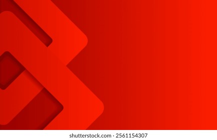 A vivid and dynamic red gradient background with overlapping geometric shapes, conveying a modern and bold design aesthetic perfect for creative and professional uses.