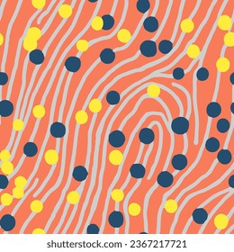 Vivid Endless Decoration Spring Artwork Backdrop. Black Continuous Doodle Tropic Shape, Seamless Print. Dark Repetitive Fashion Isolated Template Texture. 