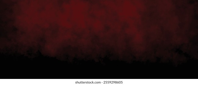 Vivid Fiery Red Mist Swirling in Shadows of Black to Create a Bold and Ethereal Visual Effect
