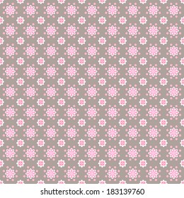 Vivid floral pattern. Vector illustration.