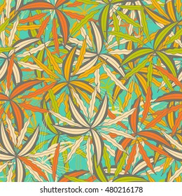 Vivid floral seamless pattern.