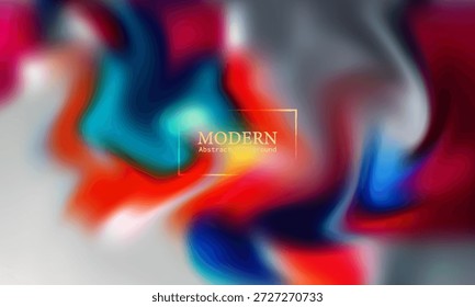 Um fundo abstrato vívido e fluido com vermelhos, azuis, rosas e laranjas arrojados com gradientes suaves e foco suave, ideal para projetos de design modernos e visuais criativos.