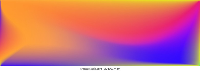 Vivid Glow Fluid Neon Vibrant Blurry Texture. Curve Colorful Blurred Bright Color Gradient Background. Pastel Multicolor Light Wavy Dynamic Background. Sky Sunrise Water Liquid Sunset Gradient Mesh.