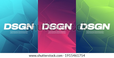 Vivid gradient abstract designs, colorful covers, vector backgrounds.