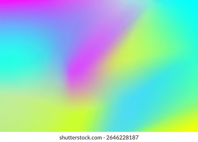Vivid Gradient Background With Vibrant Rainbow Colors and Soft Transitions
